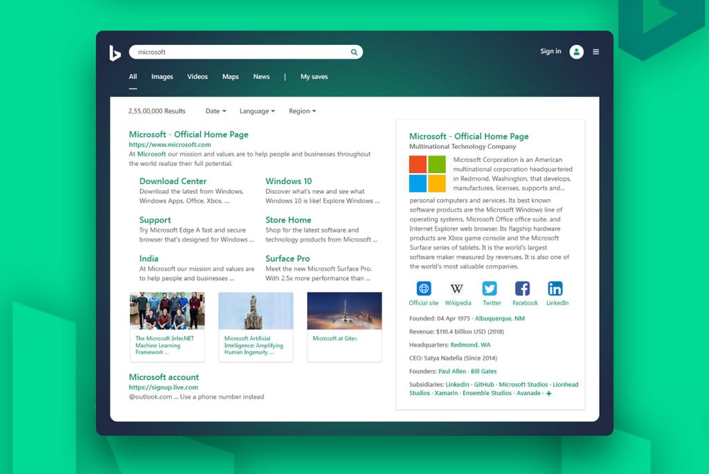 İnternet Aramalarında Neden Bing Kullanmalıyız?
