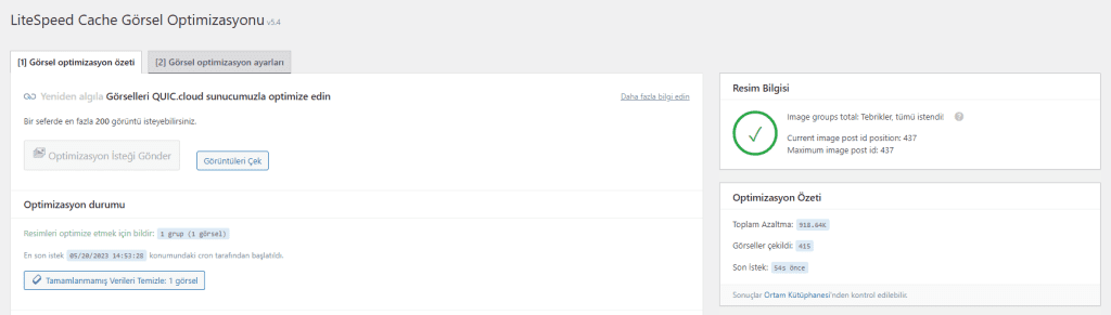 Wordpress Görsel Optimizasyonu - 3 - LiteSpeed Eklentisi
